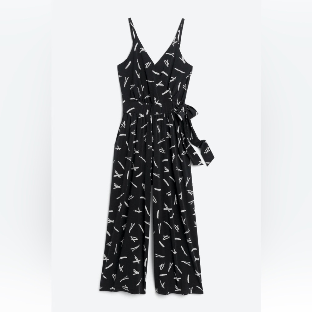 ⚡️🖤 Kaileigh Rica Knit Crop Jumpsuit XS
